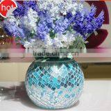 Blue and White Antique Shaped Glass Vases