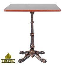 Antique Cast Iron Dining Table and Wrought Iron Coffee Table Elegant Restaurant Furniture