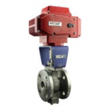V-Type Ball Valve With DN25-600mm Size Range and Flanged Connection for Industrial Automation Systems thumbnail-2