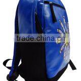 Cool Car Shape Knifes Pattern PU Leather + Imitation Suede Backpack thumbnail-2