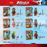 Decool 10035-10040 Ninja Pirate 6pcs/lot Minifigure Toy Building Bricks Blocks Toys thumbnail-1