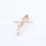 Unique Design Rhinestone And Pearl Mustache Brooches Pin Beard thumbnail-3