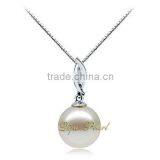 White Freshwater Pearl Pendant thumbnail-1