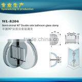 Semi-circinal 0 Degrees Bathroom Glass Door Clamp Glass Door Hinge thumbnail-4
