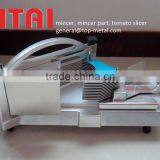 Commercial Home Aluminum Frame Tomato Food Slicer Fruit and Vegetables Manual With Stainless Steel Replaceable Blade thumbnail-1