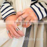 Fashion Width Ring Jewelry Smooth Open Cuff Finger Ring for Women The Master's Sun thumbnail-4