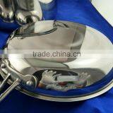 Quality Tri-ply(3 Layers) Non Stick Stainless Steel Fry Pan Induction Bottom thumbnail-1