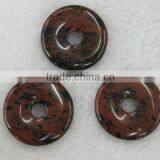 Wholesale Gold Obsidian Donut Gemstone thumbnail-1