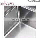 Single Bowl Premium 304 18 Gauge Handmade Stainless Steel Undermount Sink thumbnail-6