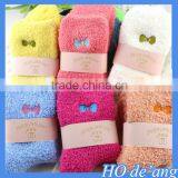Factory Direct Thick Warm Socks Embroidery Women Socks Imitate Cashmere Socks Wholesale MHo-219 thumbnail-1