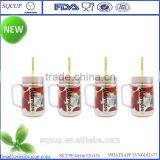 20oz 24oz Wholesale Bpa Free Personalized Double Wall Plastic Mason Jar,Custom Mason Jar Wholesale thumbnail-3