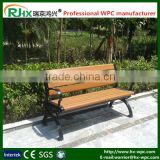 Outdoor garden chair made of eco-friendly plastic composite deck