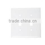 2 Gang PLASTIC WALLPLATE FOR TOGGLE SWITCH thumbnail-1