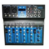 2016 new arrival SASION T-5 professional power amplifier dj mixer