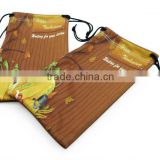 high quality competitive price hot selling customized printing promotional gifts cleaning and packaging eyeglass pouch