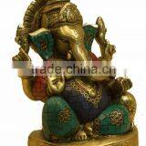 Ganesha Sitting With One Couch 7" thumbnail-2