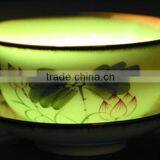 Super Gongfu Tea Set Pottery Tea Ware 120ml Family Kithchen Gaiwan Hand Printing Porcelain Gai Wan thumbnail-4