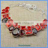 Wholesale Luxury Statement Red Crystal Neckalces For Women SGN-P018B thumbnail-1