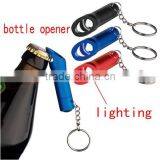 Free Printing Own Logo 3 LEDs Bottle Opener Keychain Light Promotional Keyring Gift Quality Choice thumbnail-2