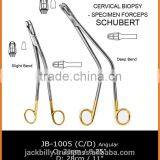 Schubert ,21,28 Cm, Cervical Biopsy Specimen Forceps, Biopsy Forceps,