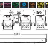 Wholesale High Power 100W RGBW 4in1 DMX LED Bright Stage Light thumbnail-3