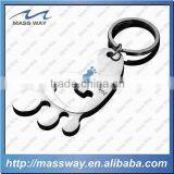Fashion Custom Foot Shape Metal Bottle Opener Key Chain