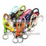European Style Personalized Metal Keychain Souvenir,High Quality PU Leather Keyring