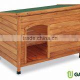 Wooden kennel at roof. Medium