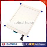 Best quality Front Panel Touch Screen Glass Digitizer Replacement for iPad Air 2 white