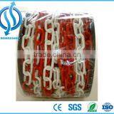 6mm 8mm Warning Chain Plastic Chain Safety Chain Red White thumbnail-6