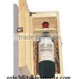 Pine WOOD Wine Box Silk Screen Printing