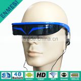 Factory Wholesale Portable 1080p Android Bluetooth Wifi HD Smart 98" VR Glasses Video