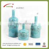 Home & Garden Glazed Blue Wholesale Decorative Ceramic Concrete Flower Pot thumbnail-1