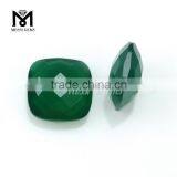 Messi Gems Faceted Loose Stone Cushion 10 x 10 Emerald Agate Gem thumbnail-1