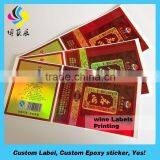 100% Direct Manufacture Color Adhesive Bottle Sticker thumbnail-2