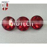 25mm red upholstery crystal buttons for bed manufacturing