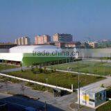 PVC Tensile Fabric Architecture Membrane Structure With T-UV Zero for Turnkey Tennis Court Coverings and Ground thumbnail-4