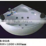 1 Person Corner Spra Whirlpool Bathtub/Foshan Acrylic Massage Bathtub With Blue Glass thumbnail-5