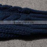 Wholesales Sweater Design Woman Latest Fashion Navy Blue Knitted Sweater With Long Sleeve thumbnail-3