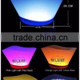 2016 Hot and Sale Plastic Led Ice Bucket With Customized Logo thumbnail-2