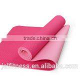 High Quality ECO-Friendly 6mm TPE Yoga Mat Indoor Fitness Equipments 2 Colors Yoga Mat thumbnail-6