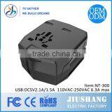 China Hot Sale Universal Car Charger With Travel Adaptor and Wall Socket thumbnail-3