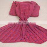 Mermaid Tail Crocheted Blanket thumbnail-5