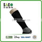 Grey Free Terry Black Knee-high Nylon Sports Socks thumbnail-3