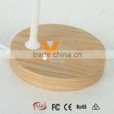 Manufacturer's Premium Wire Iron Table Lamp Wooden Base Desk Lamp Study Bedroom Standing Light thumbnail-5