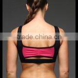 Kiteng 2016 New Design Yoga Sports Bra With Contrast Color Mesh Panel Wicking Fabric and Padding Office In United States thumbnail-4