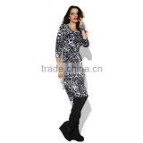 Pretty Steps Australia Style Animal Printed Matte Silk Jersey Dress Long Sleeve thumbnail-5