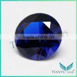 Free Sample Round Brilliant Cut Loose 114# Blue Wholesale Nano Rough Synthetic Spinel thumbnail-3