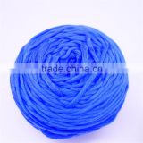 50%cotton 50% polyester yarn , 32s 16ply hand knitting yarn 180g/ball , wholesale ,hand knitting scarf yarn