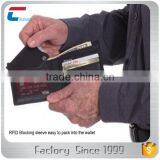 RFID Blocking ID Credit Card Protector Men Women Security Wallets Slim Designer Pocket Sleeves